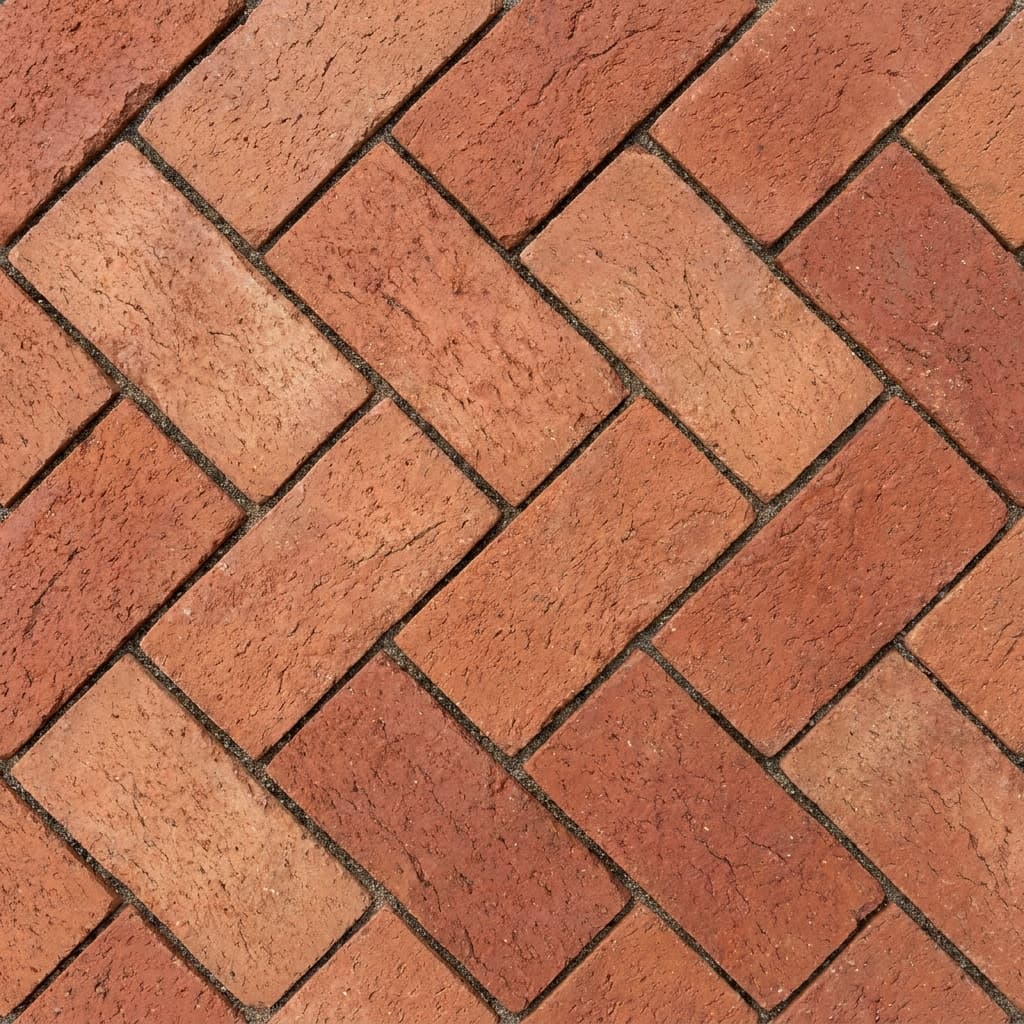 Red Clay Brick (Herringbone) paver block