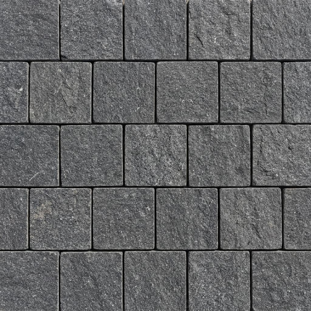 Dark Grey Granite Cube paver block