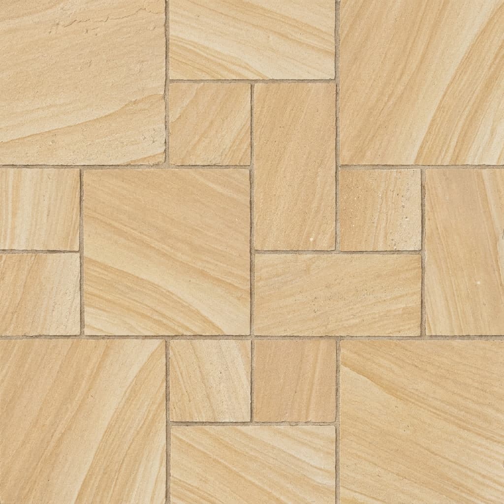 Buff Sandstone Slab paver block