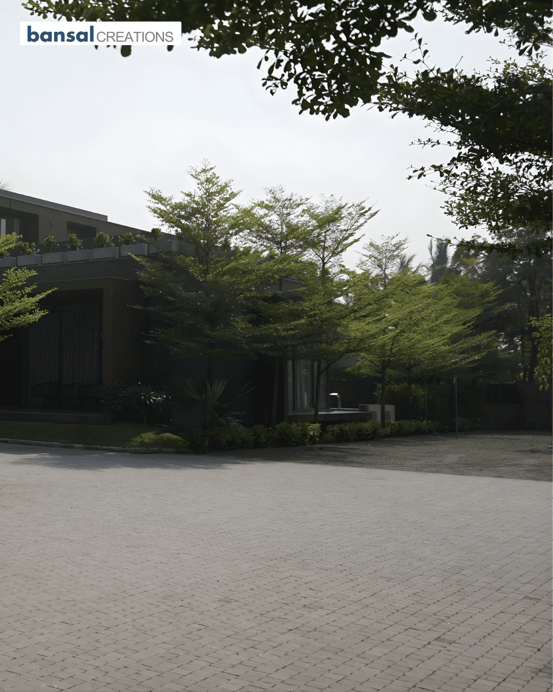 Private Villa Driveway